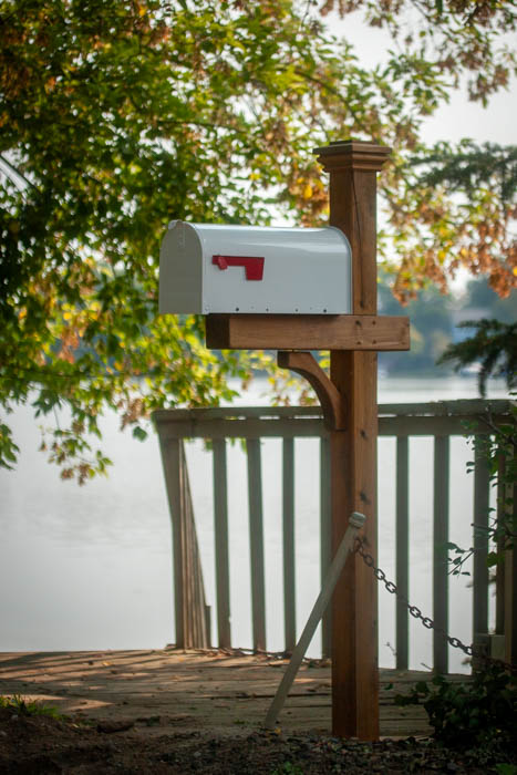 4x4 cedar mailbox post 